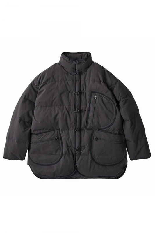 PORTER CLASSIC - WEATHER CHINESE DOWN JACKET - BLACK