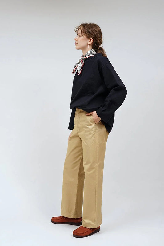 ◯ Nigel Cabourn woman - STRAIGHT CHINO PANT - BEIGE -