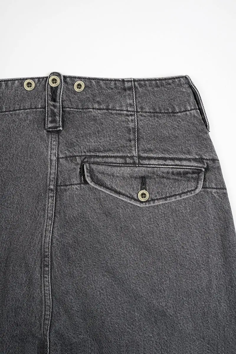 ◯ Nigel Cabourn woman - BATTLE DRESS PANT DENIM - GRAY