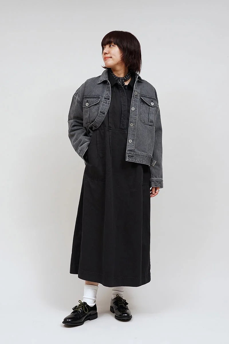 ◯ Nigel Cabourn woman - BATTLE DRESS JACKET DENIM - GRAY