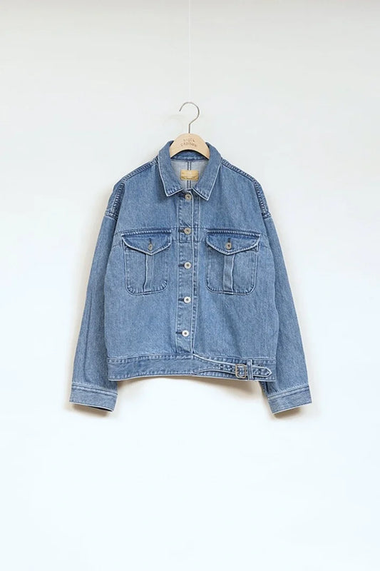 ◯ Nigel Cabourn woman - BATTLE DRESS JACKET DENIM - INDIGO