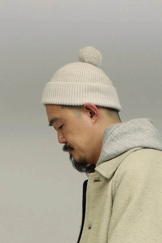 ◯ Nigel Cabourn - MOUNTAINNER KNIT CAP - IVORY