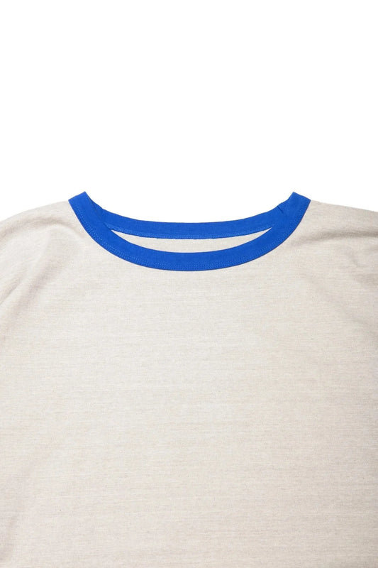 quitan - KIMONO LS TEE - GRAY/BLUE