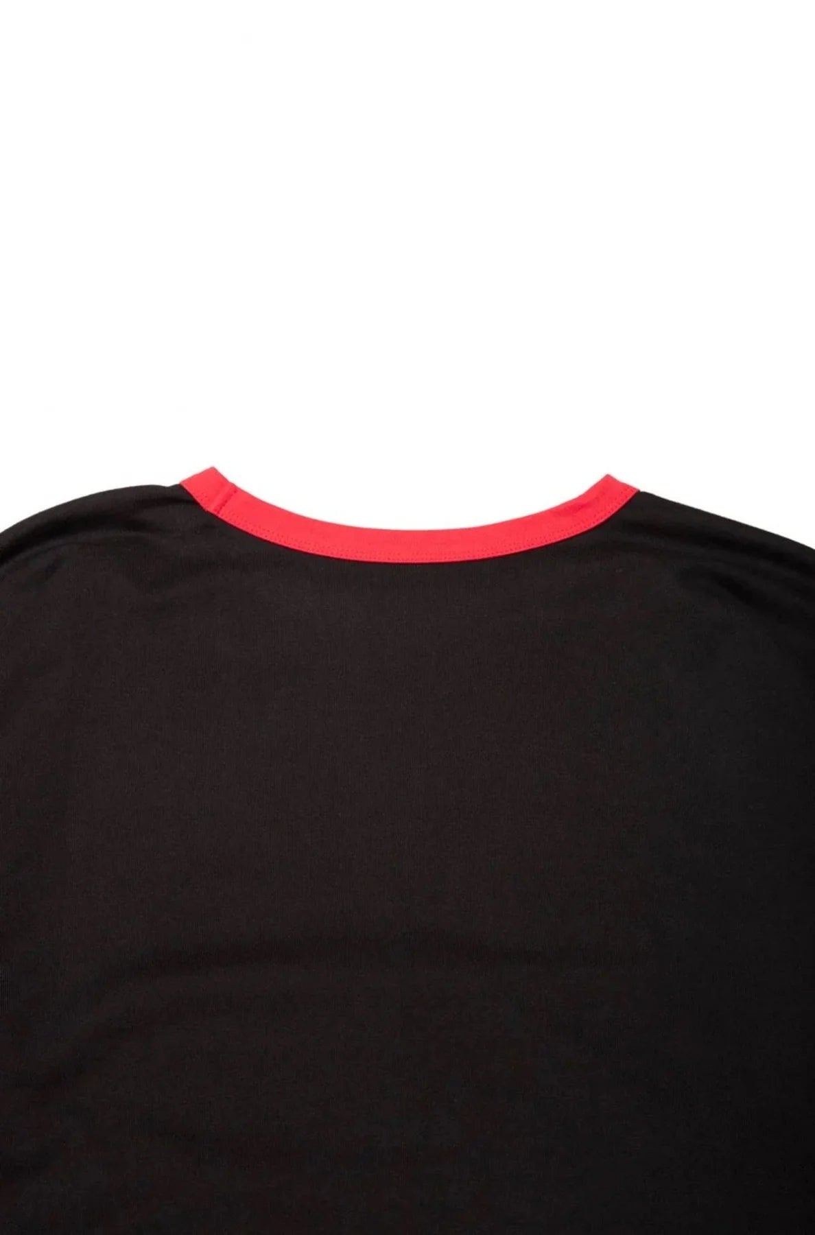 quitan - KIMONO LS TEE - BLACK/RED