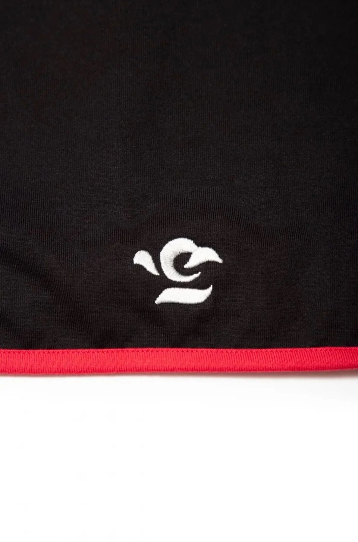 quitan - KIMONO LS TEE - BLACK/RED