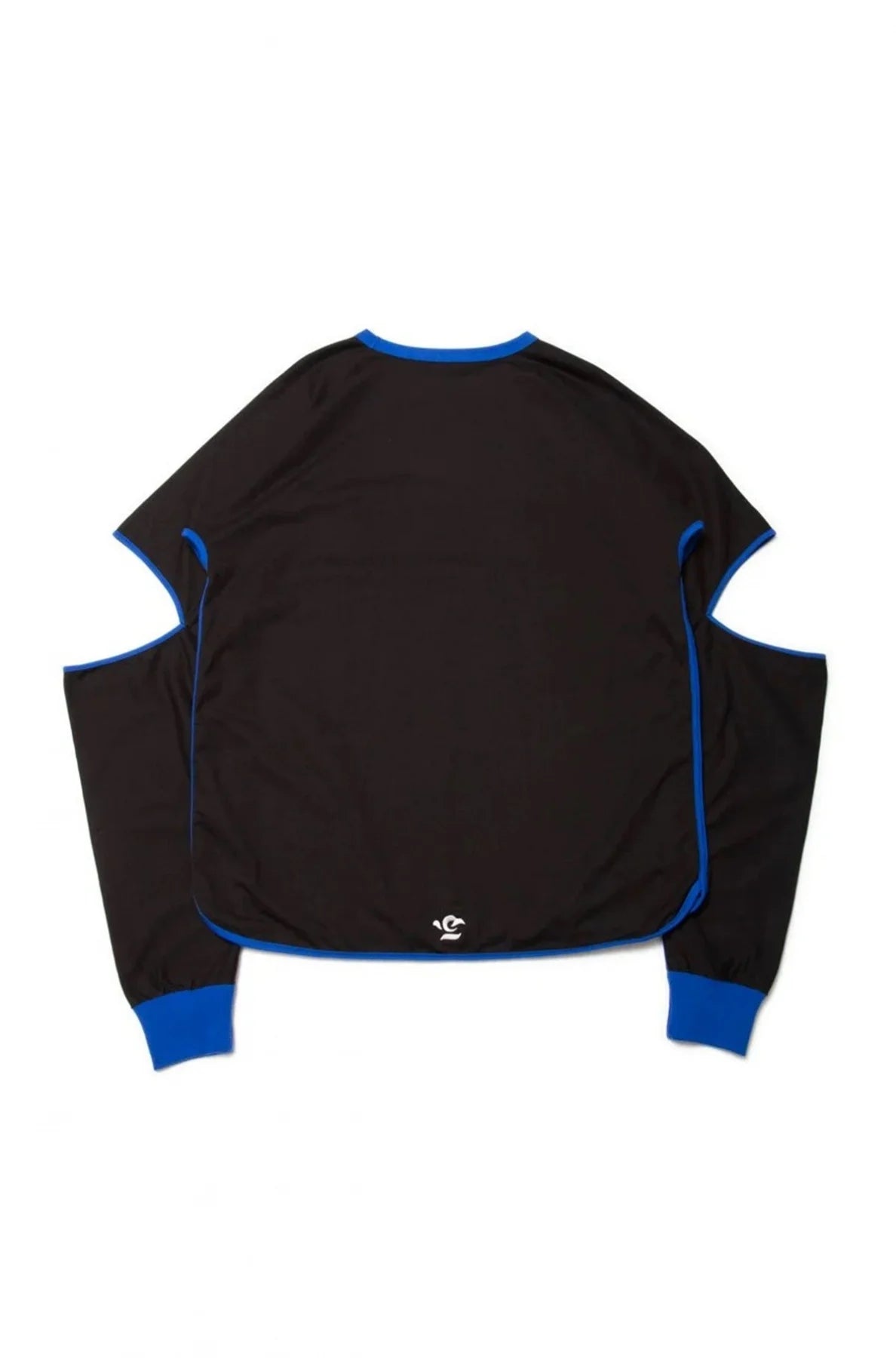 quitan - KIMONO LS TEE - BLACK/BLUE