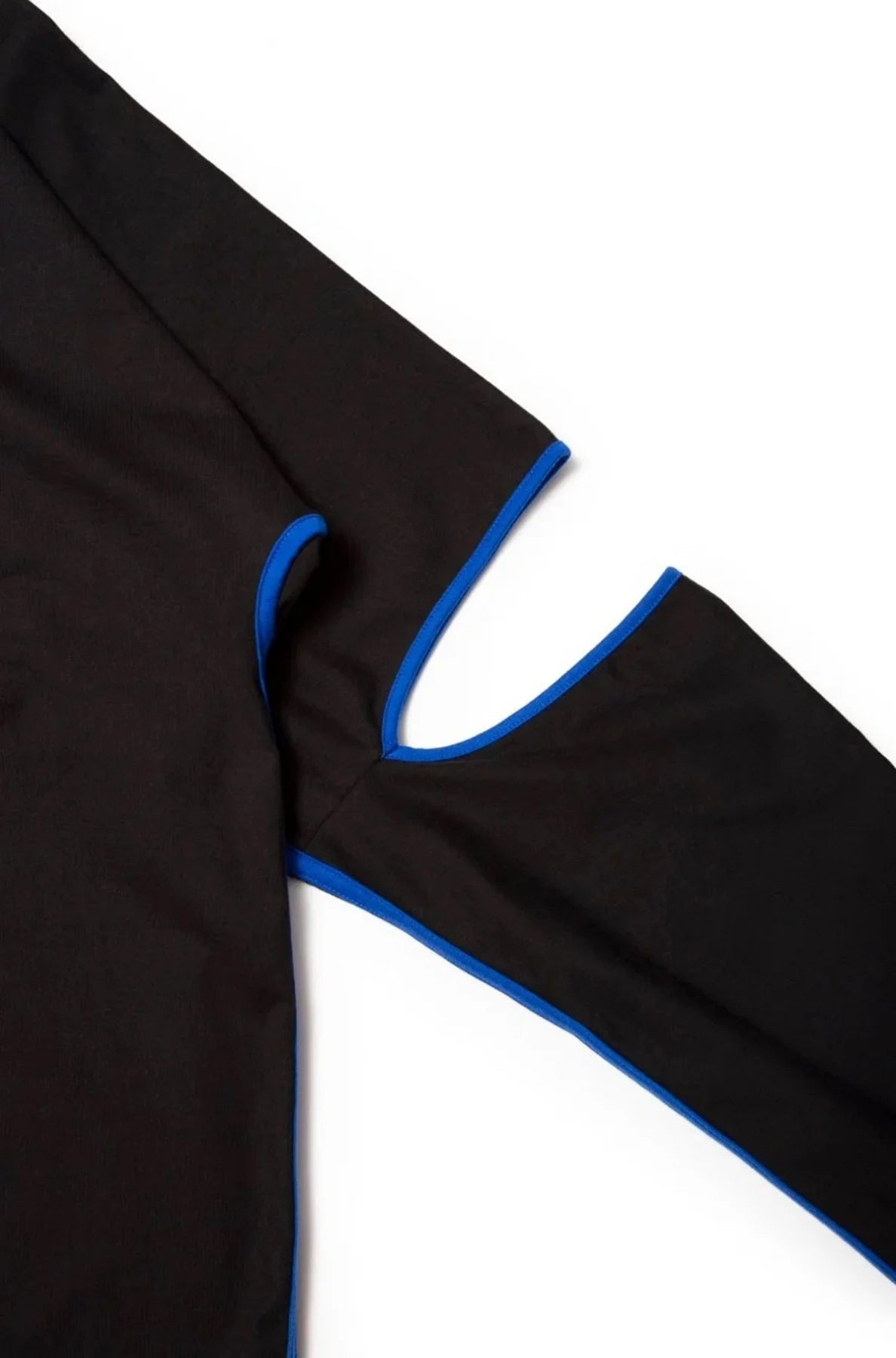 quitan - KIMONO LS TEE - BLACK/BLUE