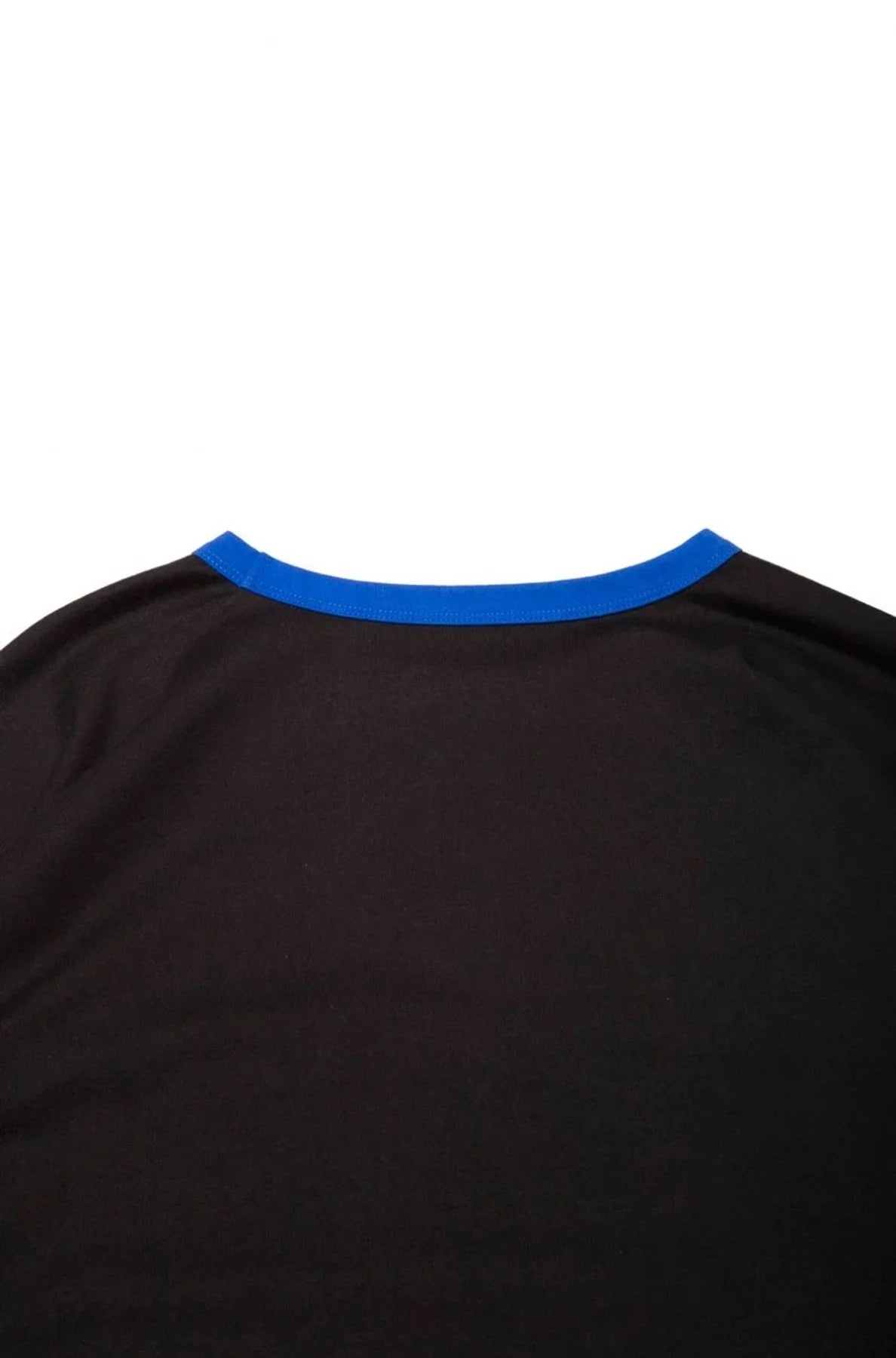 quitan - KIMONO LS TEE - BLACK/BLUE