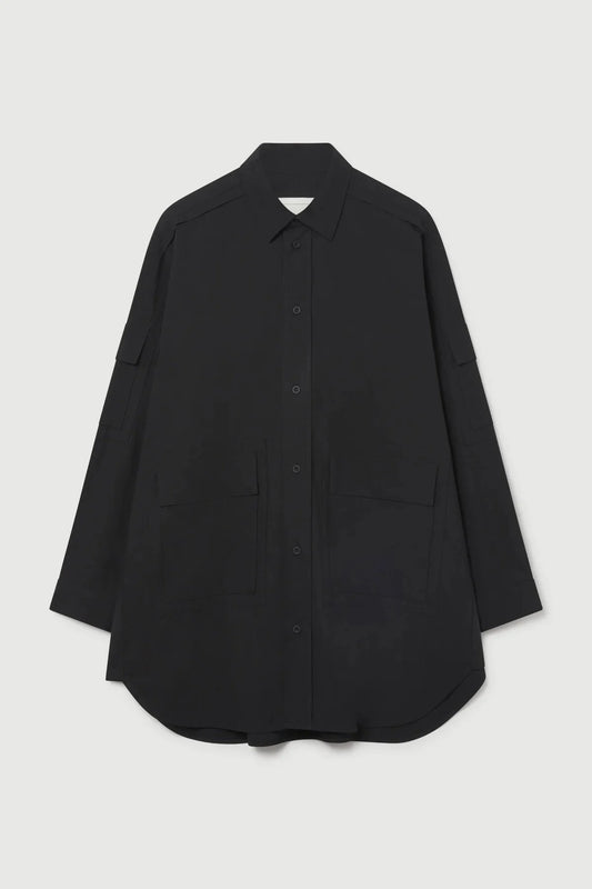 toogood - THE NAVIGATOR SHIRT FINE RIPSTOP COTTON - FLINT