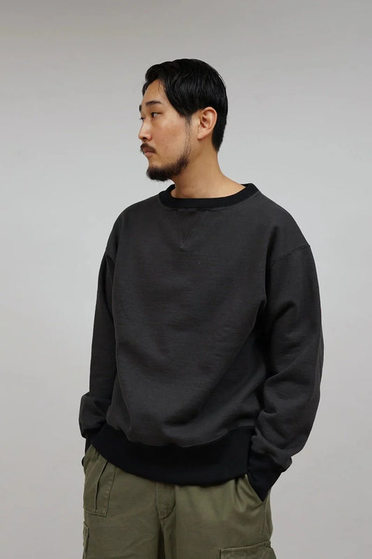 ◯ Nigel Cabourn - 50s CREW NECK(20.5oz) - CHARCOAL  GRAY