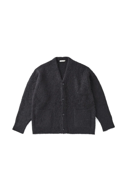 ○OLD JOE - BLENDED ALPAKA CARDIGAN - ONYX BLACK