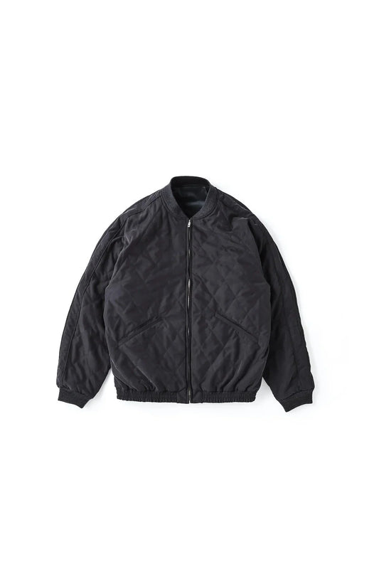 ○OLD JOE - FADED VELVET SOUVENIR JACKET - GRAPHITE