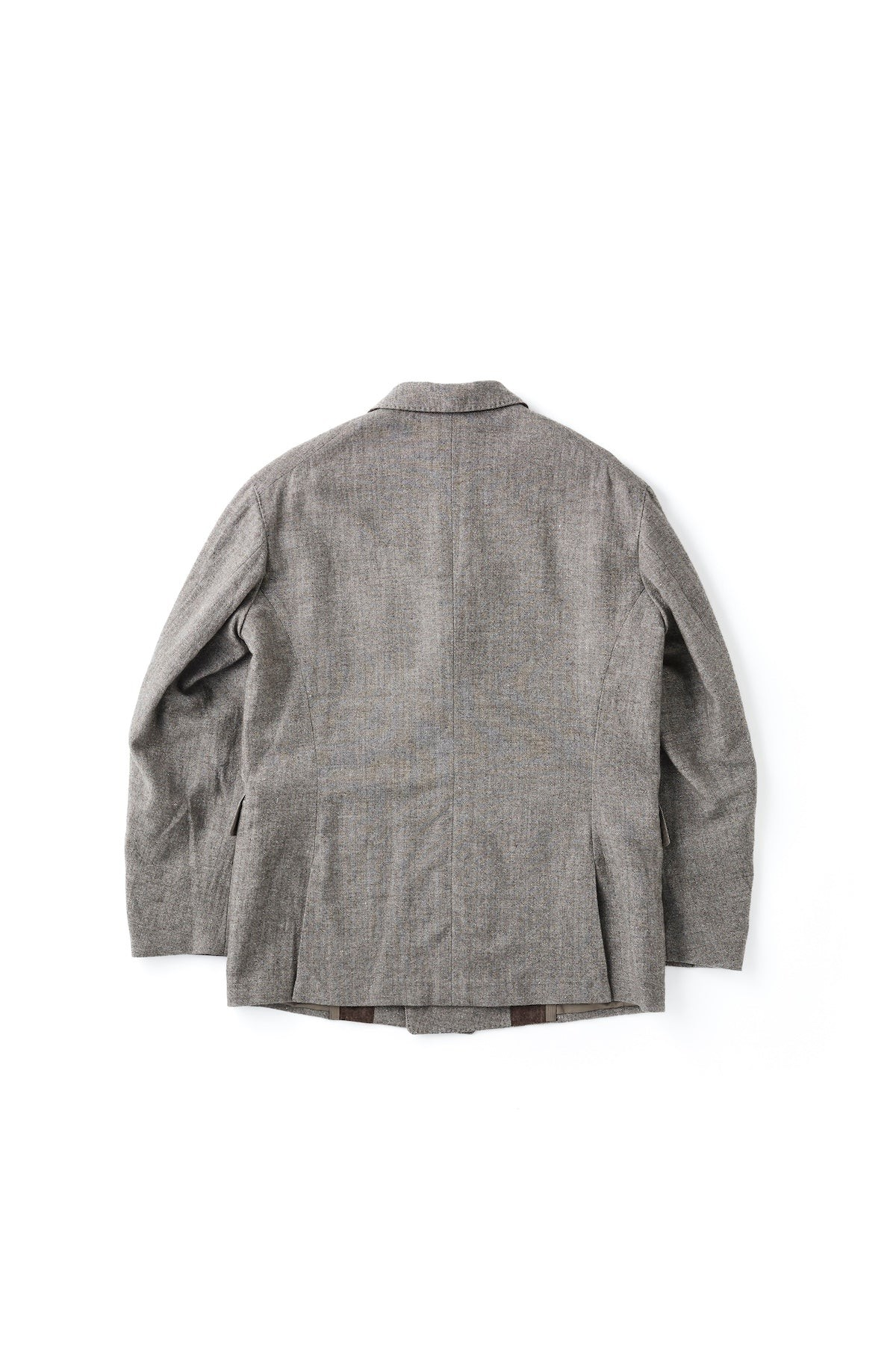 ○OLD JOE - DOUBLE-BREASTED SWING JACKET - FANCY HERRINGBONE